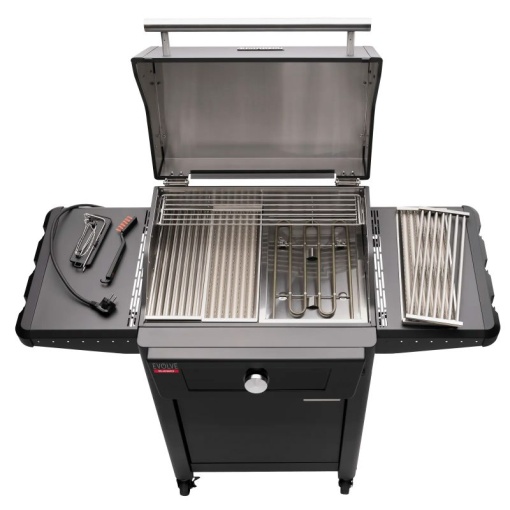 Gratar electric Char-Broil Evolve, display, grile din fonta, TRU-Infrared - 140993 - Img 4