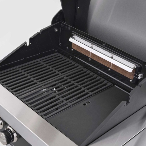 Gratar pe gaz cu 3 arzatoare din inox Grandhall Premium GT3 si arzator lateral sear burner - K03000281A, incastrabil - Img 7