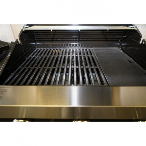 Gratar pe gaz cu 3 arzatoare din inox, incastrabil, gratare din fonta, Grand Hall Premium GT3 -  K03000196A gratar