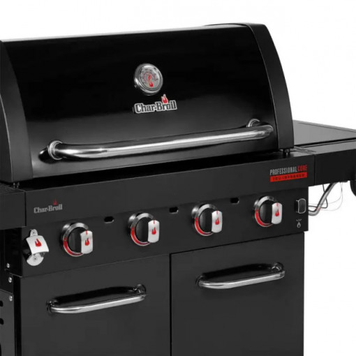 Gratar pe gaz din inox Char-Broil Professional Core B 4, grile din fonta, TRU-Infrared - 140916 4