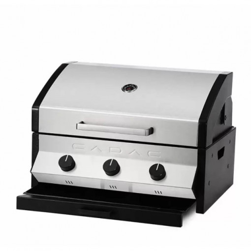 Gratar pe gaz din inox incastrabil Cadac Meridian 3 arzatoare - 982231-30-01-EF 2