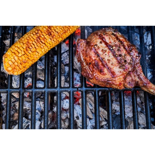 Gratar pe gaz si carbuni hibrid Char-Broil Gas2Coal 2.0 330 Special Edition, plita si sear burner - 140994 - Img 12
