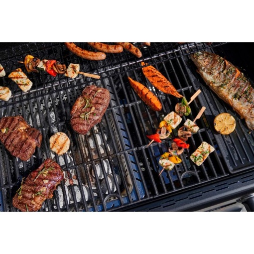 Gratar pe gaz si carbuni hibrid Char-Broil Gas2Coal 2.0 440 Special Edition, plita si sear burner - 140995 - Img 15