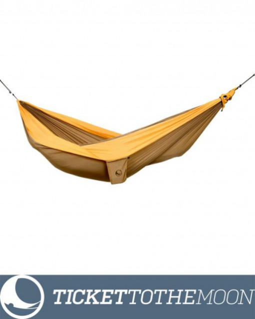 Hamac Ticket to the Moon Original Brown – Dark Yellow - 320 × 200 cm - TMO0837