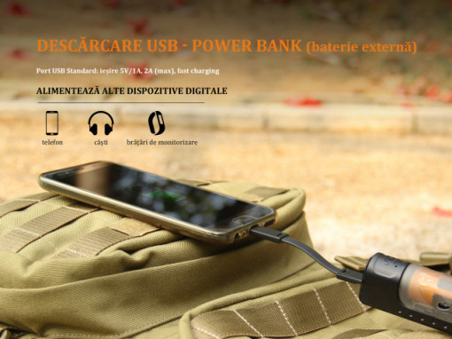 Kit Incarcator Fenix ARE-X11 + Acumulator 18650 3500mAh 3