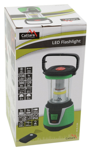 Lanterna cu LED 300lm cu telecomanda Camping Cattara - TT13150 - Img 8