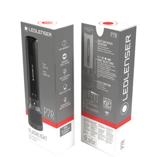 Lanterna de Mana Led Lenser P7R Black Box 2000 Lumeni - Img 7
