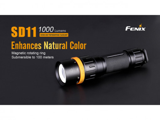 Lanterna Fenix SD11 - Scufundari - 1000 lumeni 45 metri 2