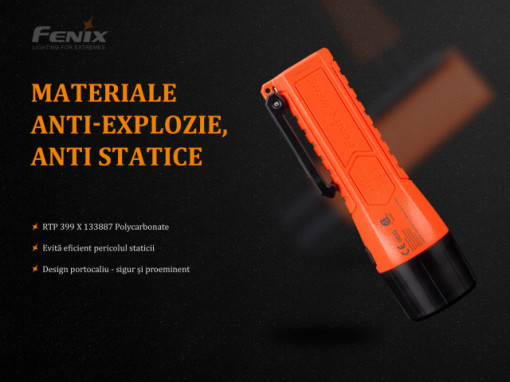 Lanterna Fenix WF11E - Lanternă ATEX - 200 Lumeni - 185 Metri 4