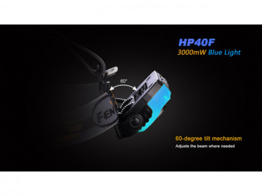 Lanterna frontala Fenix HP40F Pescuit 450 lumeni 110 metri 6