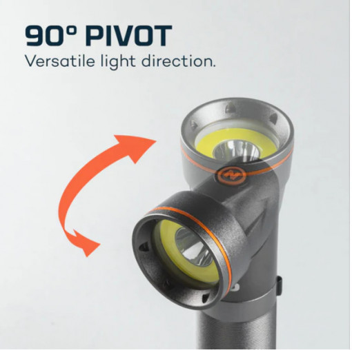 Lanterna profesionala reincarcabila Nebo Franklin Pivot 300, 300 lumeni, 120m - NEB-WLT-0023-G 5