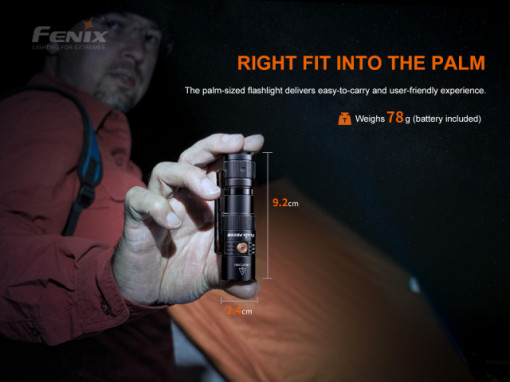 Lanternă reîncărcabilă 800 Lumeni 250 metri Fenix PD25R -ADV-483-001 - Img 6