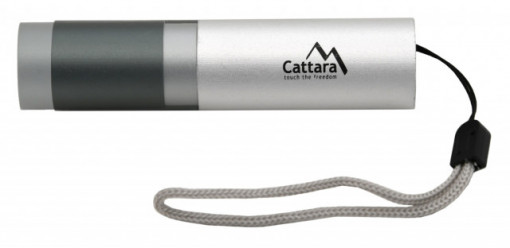 Lanterna reincarcabila LED 120lm Zoom Silver Cattara TT13164 - Img 3