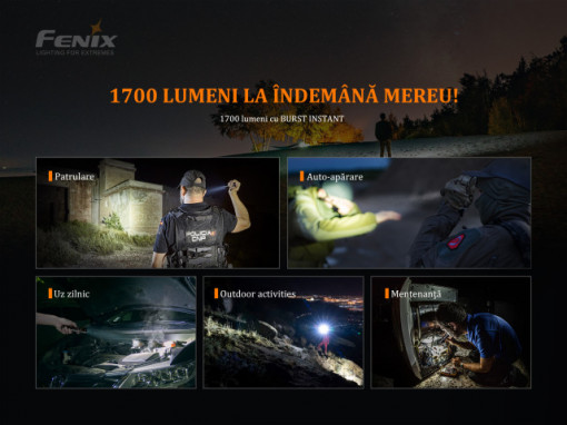 Lanternă Tactică Fenix PD35 V3.0 - 1700 Lumeni - 357 Metri - ADV-452-001 2