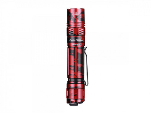 Lanternă tactică reîncărcabilă 2800 Lumeni 380 metri Red Camo Fenix PD36R PRO - ADV-476-012 - Img 3