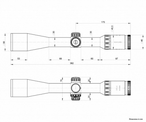 Luneta de arma pentru vanatoare Helia 3.5 - 18 x 50i, 4-Dot - 10664 6
