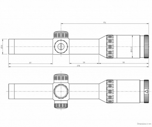 Luneta de arma pentru vanatoare Kahles Helia 1-5x24i SR 4-DH - 10622 3