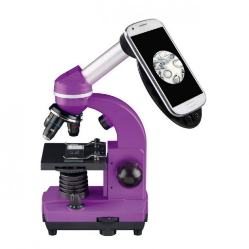 Microscop optic Bresser Junior Student Biolux SEL,violet - 8855600TJ5000 3