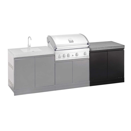 Modul bucatarie de exterior cu blat de lucru si spatiu depozitare Grandhall - K01000292W - Img 8