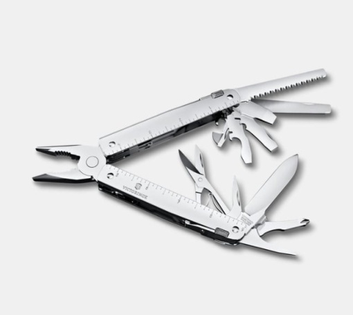 Multifunctional Victorinox Swiss Tool MX, 115 mm, teaca nylon, argintiu 3.0327.MN - Img 3