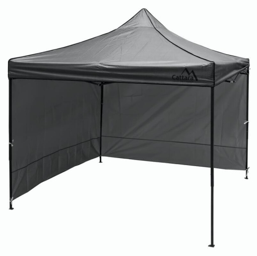 Perete lateral impermeabil pentru pavilion Cattara 2 x 3m gri - TT13344 - Img 6