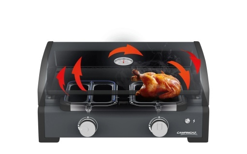 Plancha pe gaz Campingaz Sigma 2 Cook, 2 arzatoare, 6kw, fonta emailata, aprindere electronica - 2217204 - Img 10