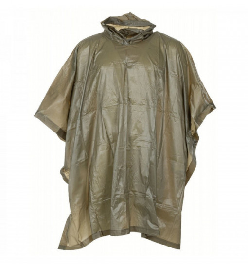 Poncho cu gluga din vinyl verde MFH, 200 x 127 cm - OUTMA.08203