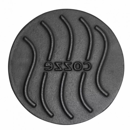 Presa din fonta pentru hamburger carne Cozze diametru 16 x 8 cm - 90375 4