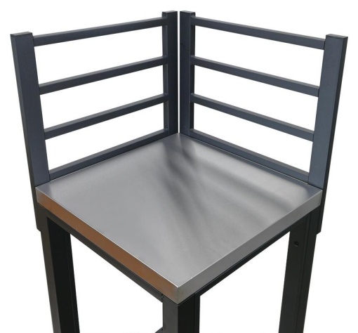 Raft modular de colt Torino 3 Cattara pentru bucatarie exterioara 47x47x123cm - TT14127 - Img 5