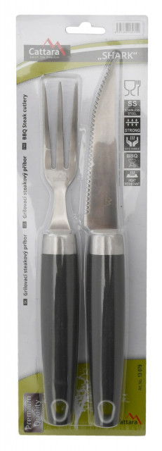 Set 2 tacamuri pentru gratar 24cm Cattara TT13079 - Img 5