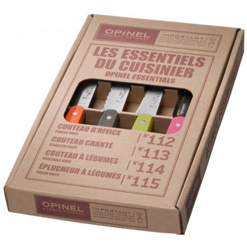 Set Opinel pentru Bucatarie, 4 piese manere Colorate - 001452 2