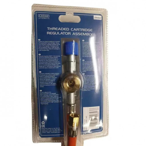 Set regulator pentru cartuse cu insurubare tip EN417 Cadac - 343 3