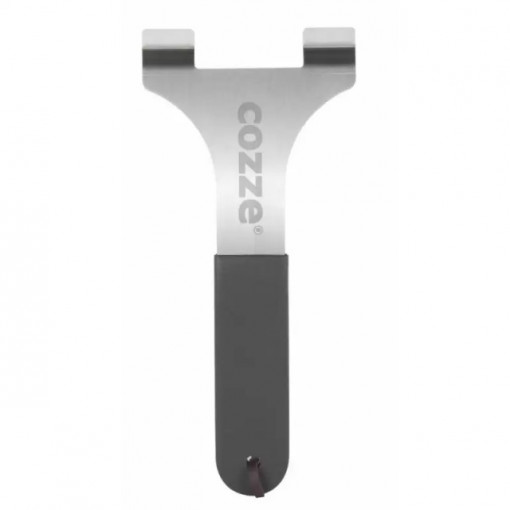 Tava reversibila din fonta cu suport din bambus pentru servire Cozze 33 x 33 cm - 90327 4