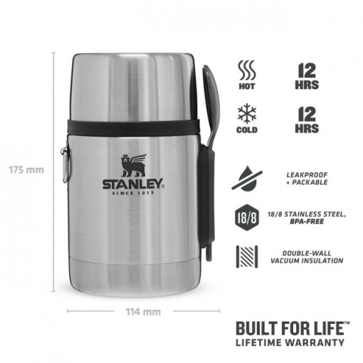 Termos pentru mancare Stanley The Stainless Steel All-in-One Food Jar 0.53L - 10-01287-032 3