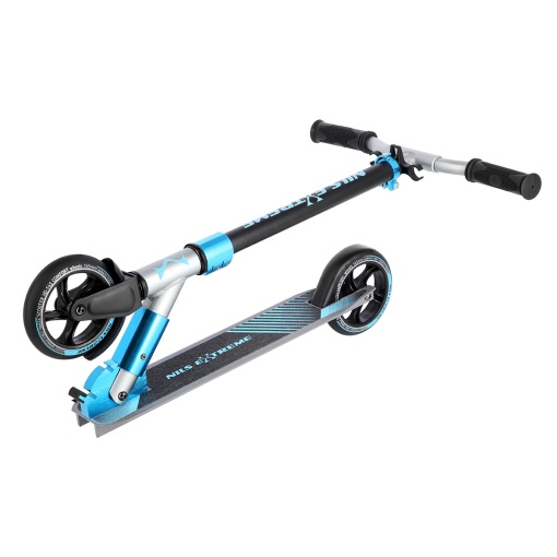 Trotineta Nils Extreme HD145 145 mm, Grafit/Albastru - Img 3