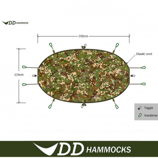 Underblanket Camuflaj DD Hammocks - 0707273931443 2