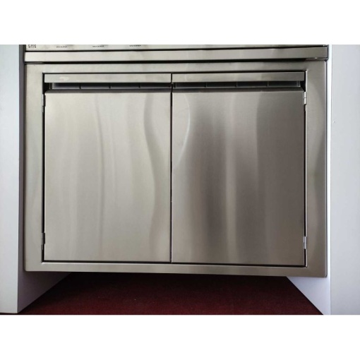 Usa din inox cu cadru built-in 81 x 57 x 4 cm pentru insula si bucatarie exterioara Grandhall Elite 4B - A08001005T - Img 3