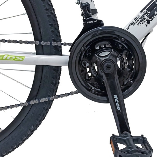 Bicicleta BR TORNADO Carrier 29", 21 viteze, frane pe disc, cadru aluminiu 15", manete secventiale, alb - Img 7