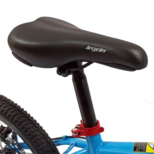 Bicicletă copii BR Inspire 20", 7 viteze, frâne pe disc, cadru oțel 12", manete Revoshift, albastru, varsta 7 - 10 ani - Img 10