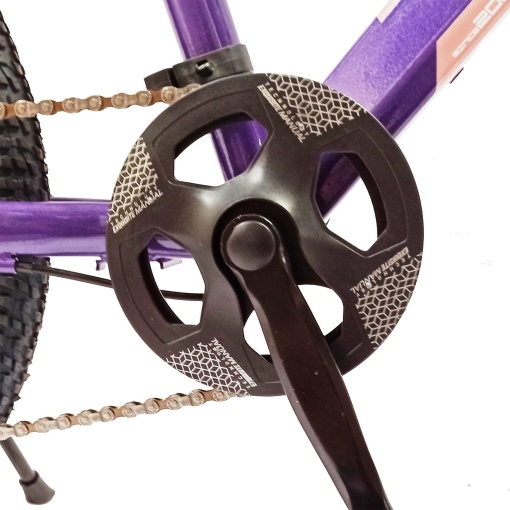 Bicicletă copii BR Inspire 20", 7 viteze, frâne pe disc, cadru oțel 12", manete Revoshift, mov, varsta 7 - 10 ani - Img 6