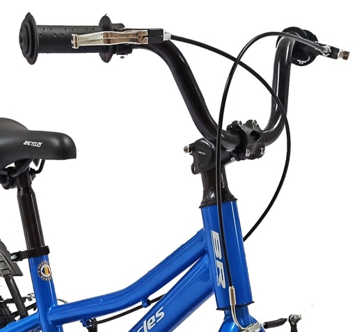 Bicicletă copii BR Neptune Kids 16", cadru oțel, albastru, varsta 4 - 6 ani - Img 13