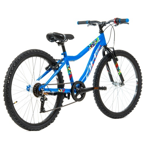 Bicicleta Copii DHS Plasma - 24 Inch, Albastru - Img 3