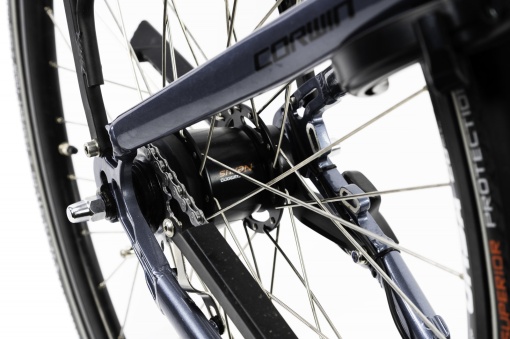 Bicicleta Electrica Corwin 28426 - 28 Inch, 490mm, Gri Lucios - Img 5