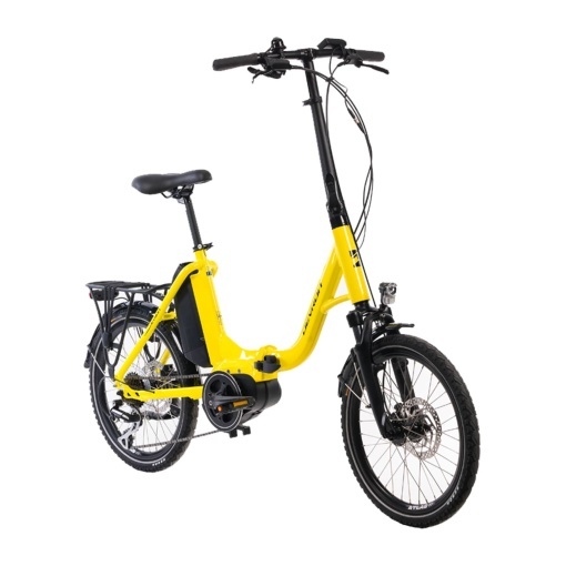 Bicicleta Electrica Pliabila Devron 20126 - 20 Inch, M, Galben - Img 2