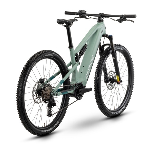 Bicicleta Electrica Raymon Full Suspension Trailray 120 2025 - 29 Inch, L, Verde - Deore LG - Img 3