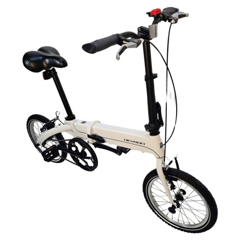 Bicicleta Pliabila Devron 16010 - 16 inch, Alb - Img 5