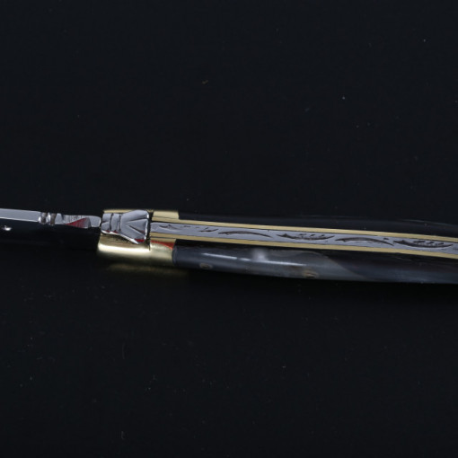 Briceag Laguiole en Aubrac Maner Corn Taur lama 12cm - LGL0212CPL/SSI1 3