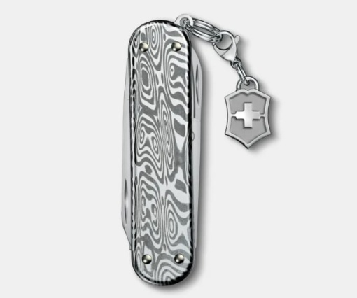 Briceag Victorinox Classic SD,58 mm, Brilliant Damast 0.6221.34 - Img 2