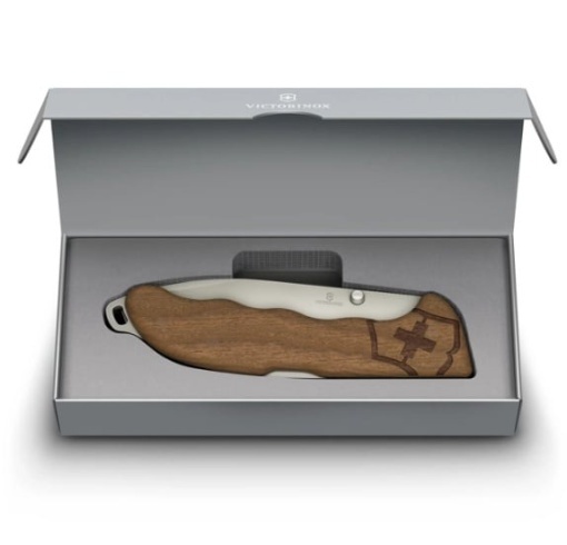 Briceag Victorinox Evoke Alox One Hand,136 mm, Wood 0.9415.D630 - Img 6