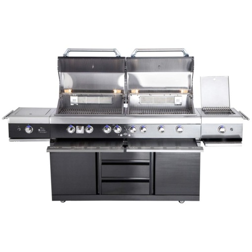 Bucatarie de exterior din inox, gratar pe gaz cu Air System ALL GRILL Top-Line Extrem Light - 100960 - Img 9
